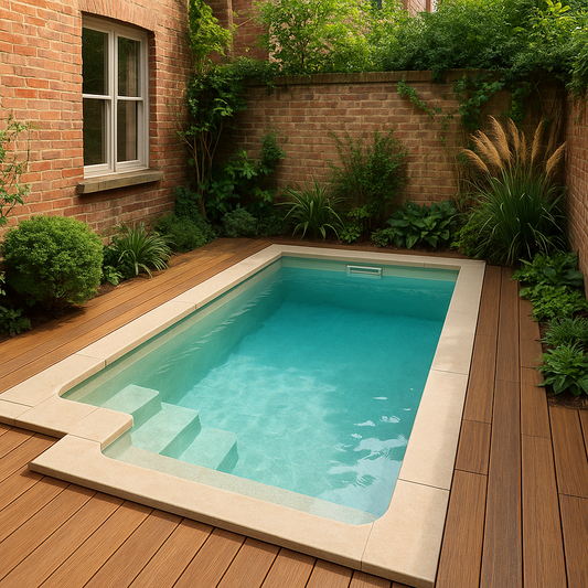 Mini piscine coque : la solution idéale pour les petits jardins urbains